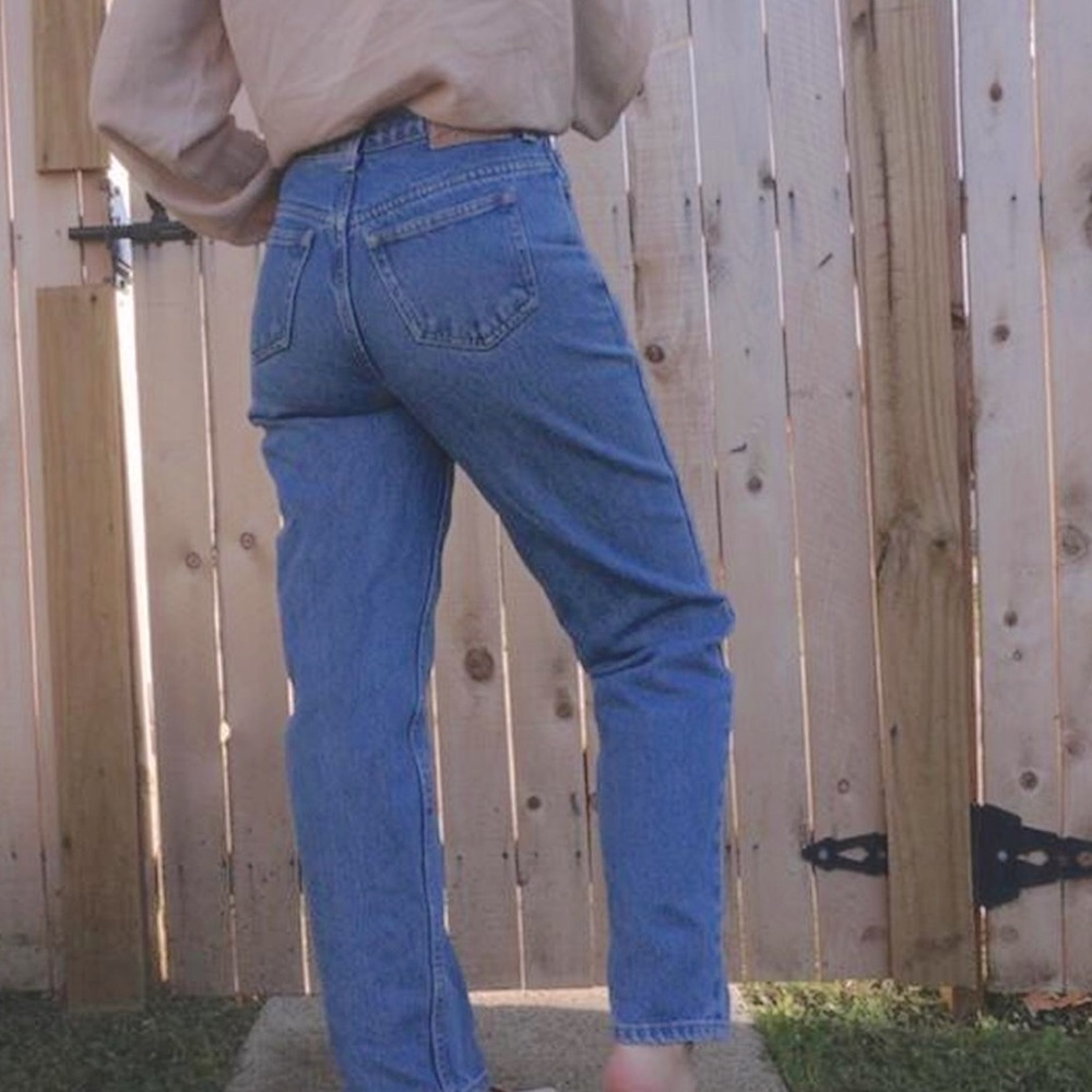 Vintage Riders By Lee Straight Leg Mom Jean Fit